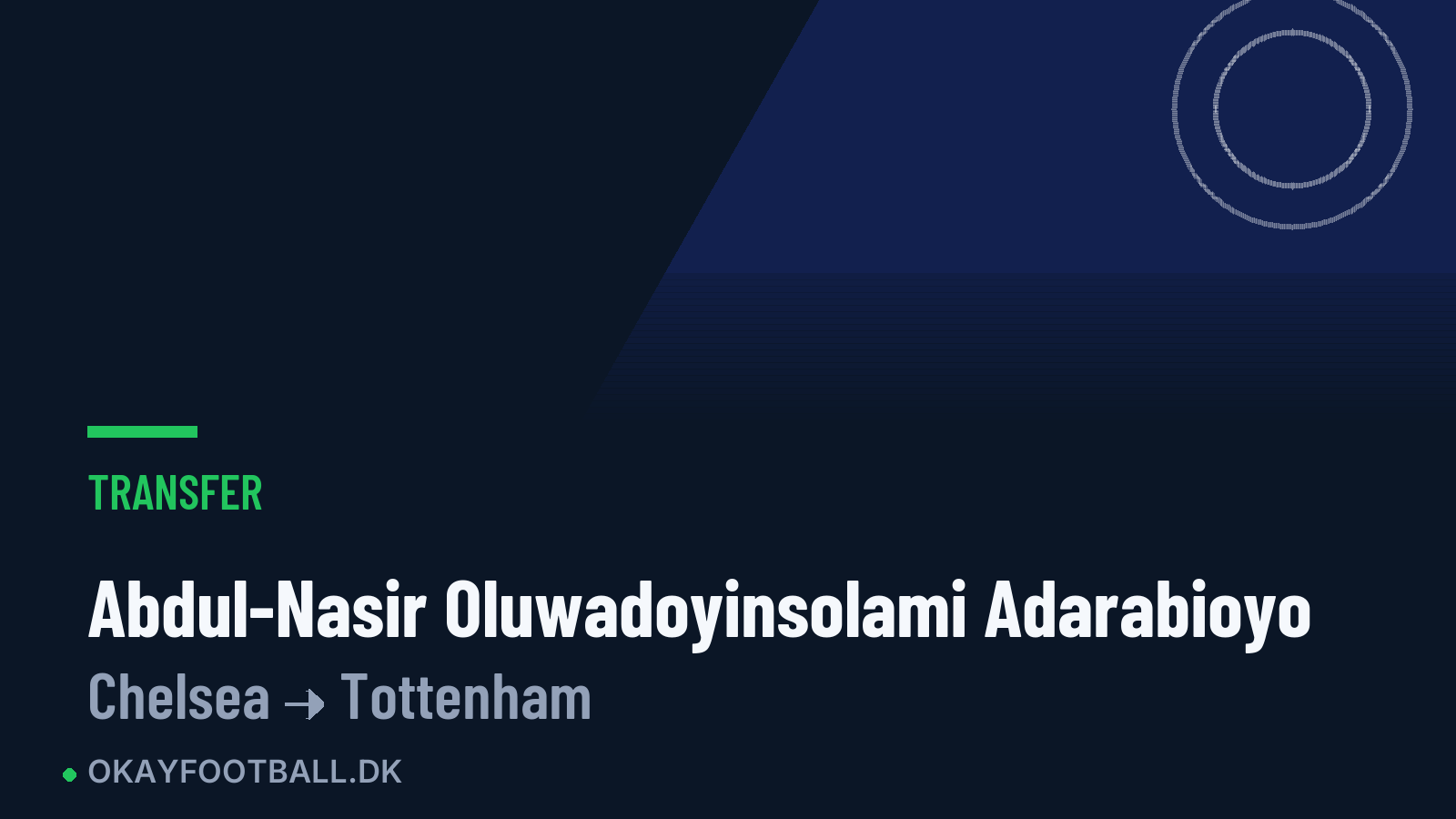 Abdul-Nasir Oluwadoyinsolami Adarabioyo skifter til Tottenham
