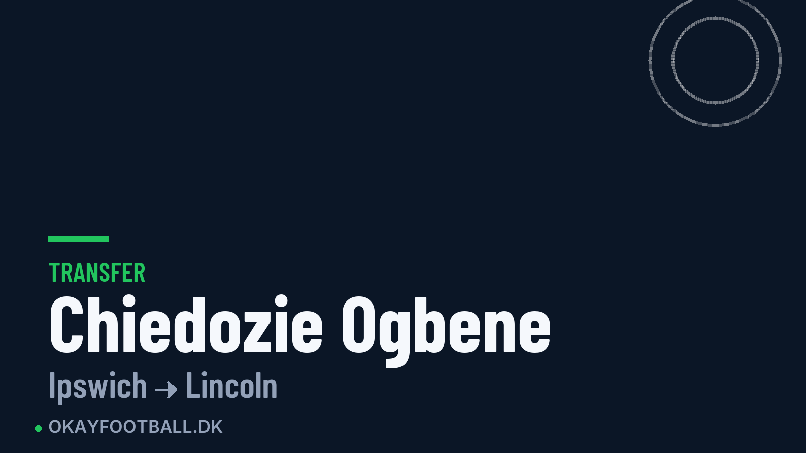 Chiedozie Ogbene skifter til Lincoln