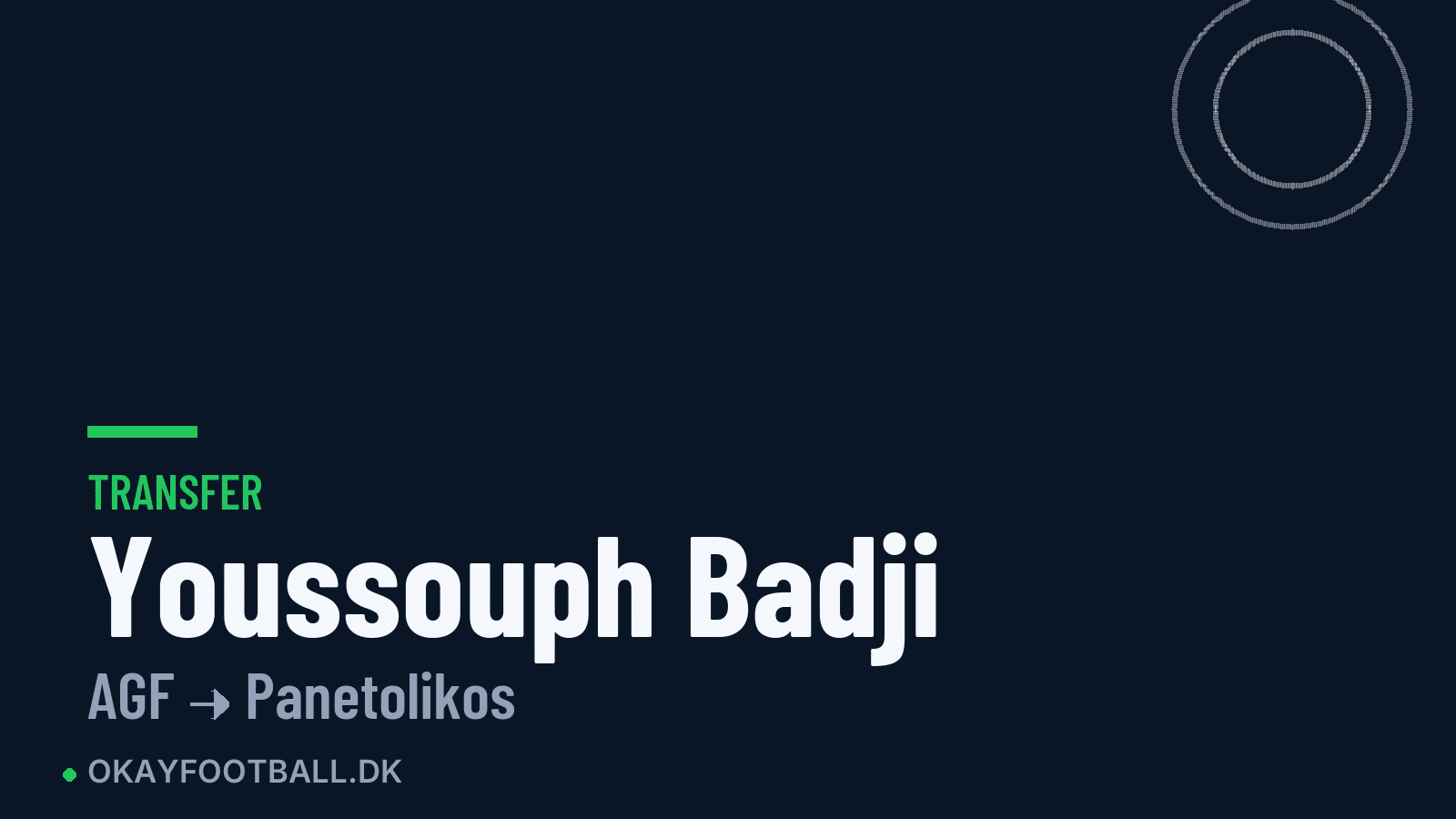 Youssouph Badji skifter til Panetolikos