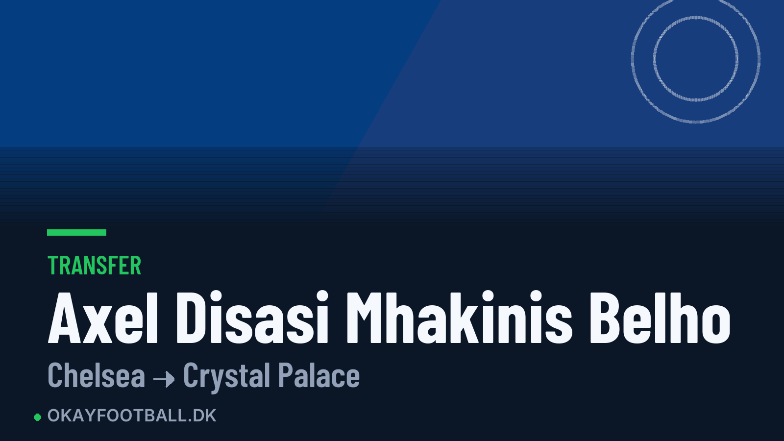 Axel Disasi Mhakinis Belho skifter til Crystal Palace