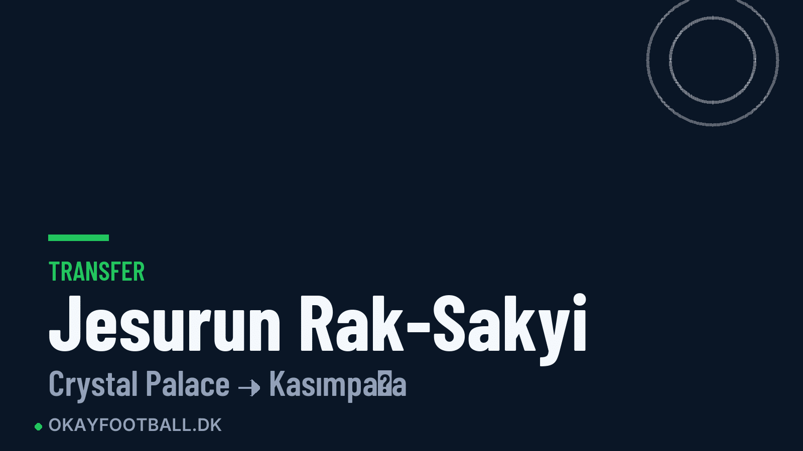Jesurun Rak-Sakyi skifter til Kasımpaşa