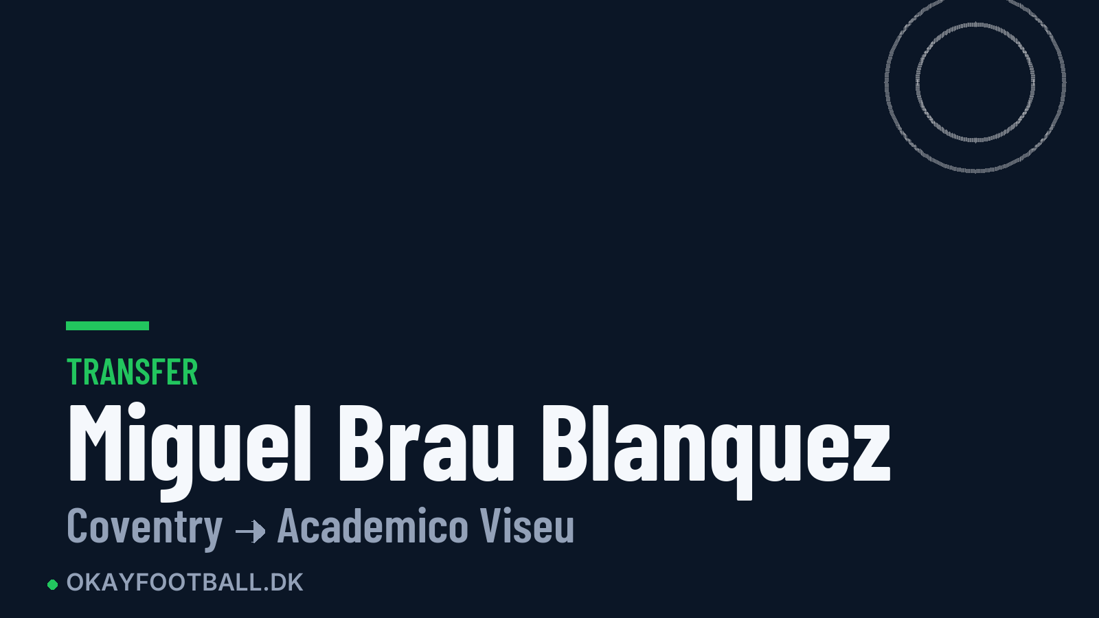 Miguel Brau Blanquez skifter til Academico Viseu