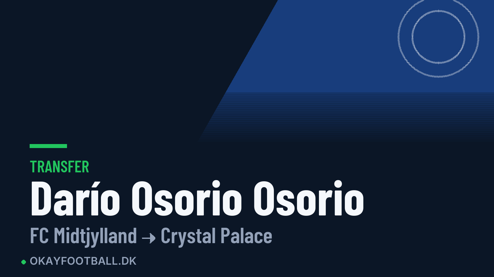 Darío Osorio Osorio skifter til Crystal Palace