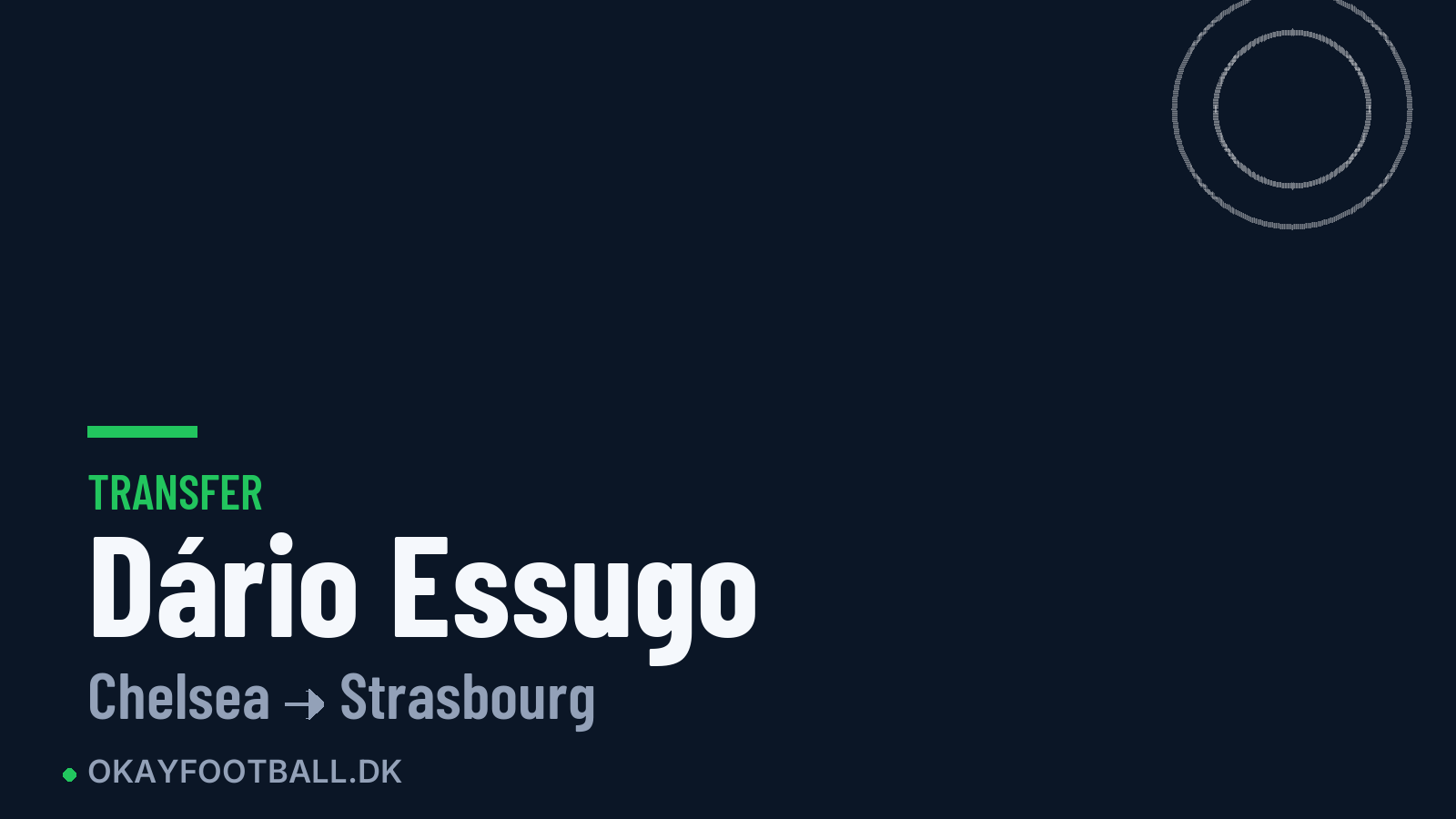 Dário Essugo skifter til Strasbourg