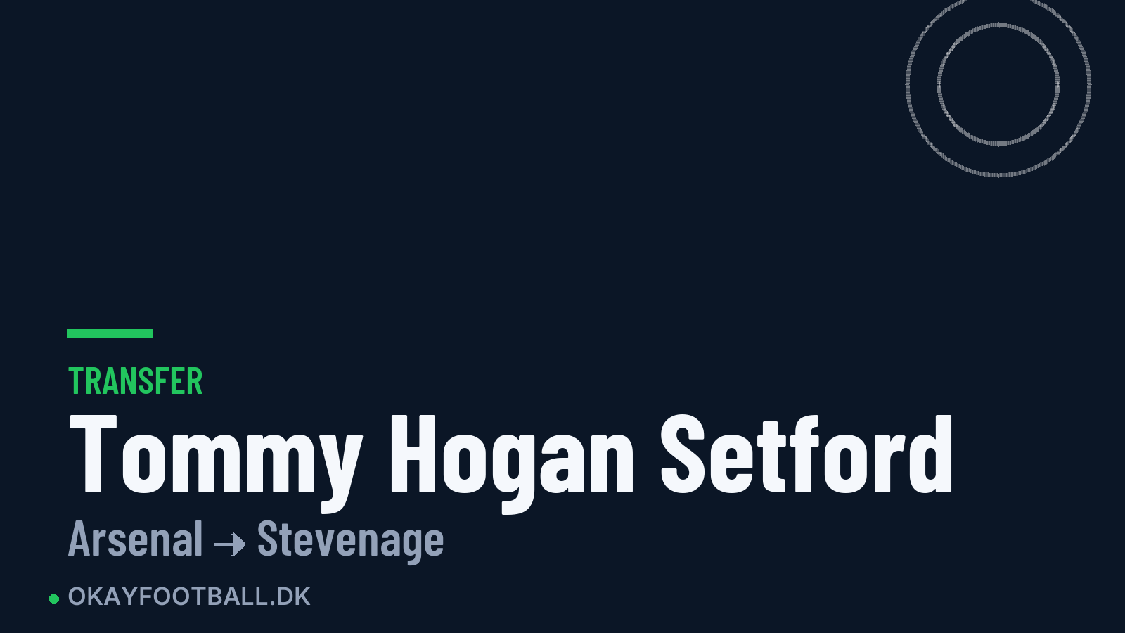Tommy Hogan Setford skifter til Stevenage