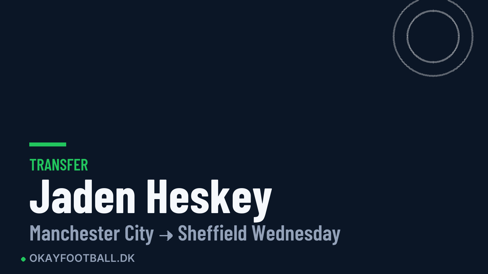 Jaden Heskey skifter til Sheffield Wednesday