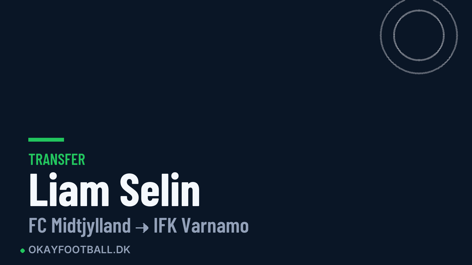Liam Selin skifter til IFK Varnamo