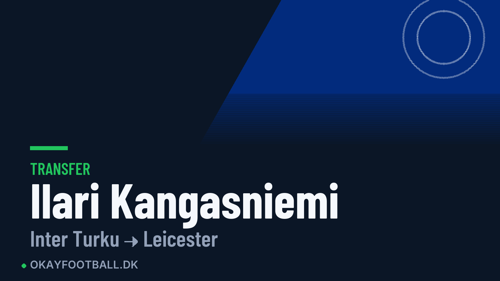 Ilari Kangasniemi skifter til Leicester
