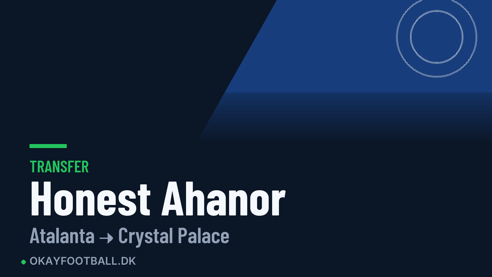 Honest Ahanor skifter til Crystal Palace