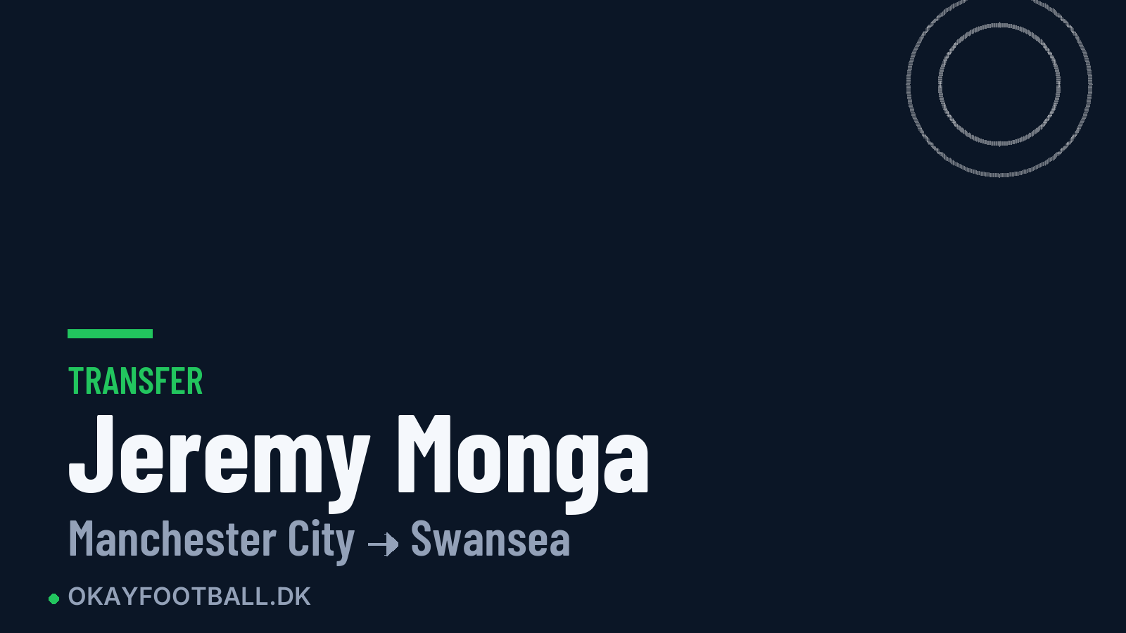 Jeremy Monga skifter til Swansea