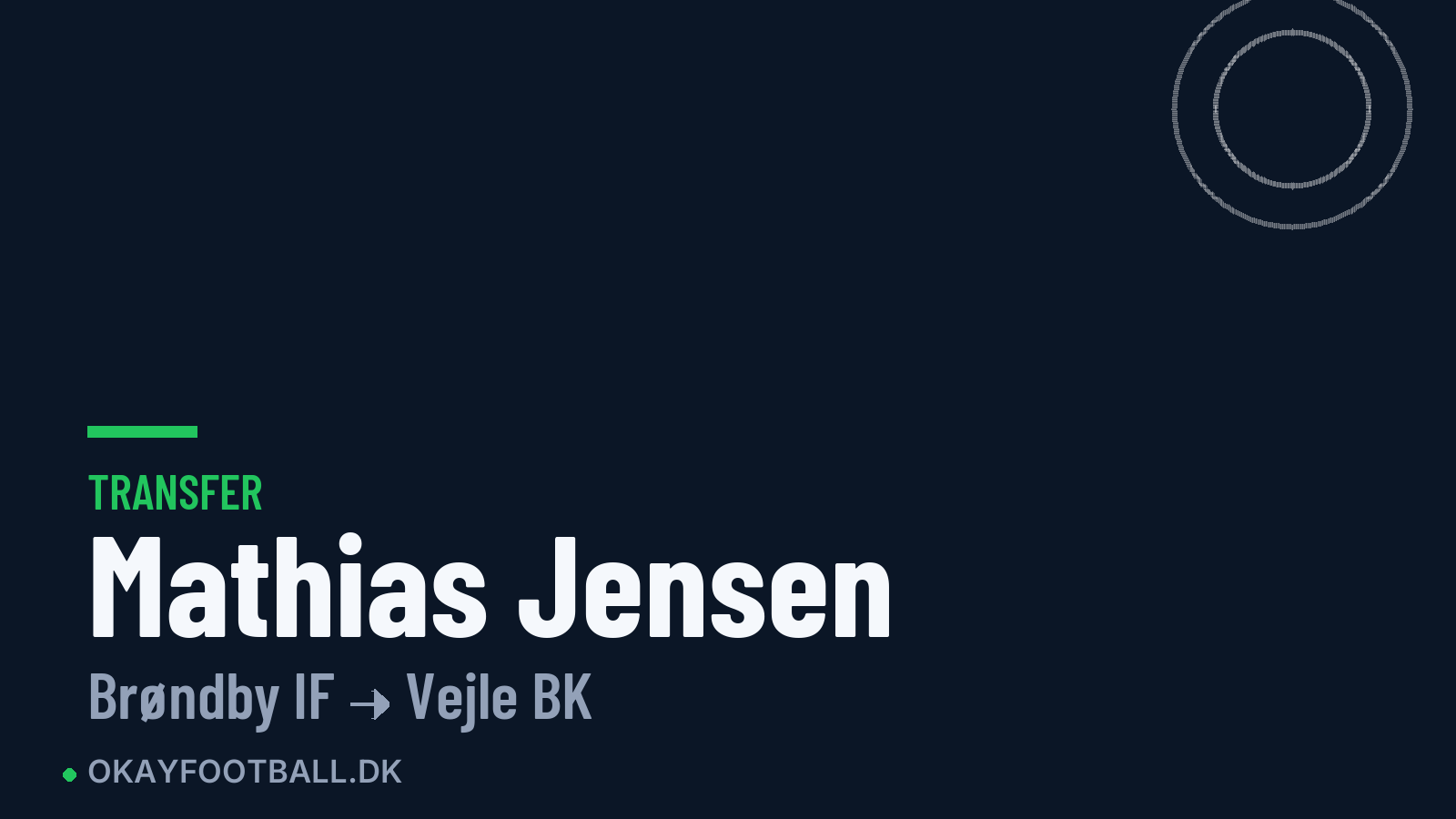 Mathias Jensen skifter til Vejle BK