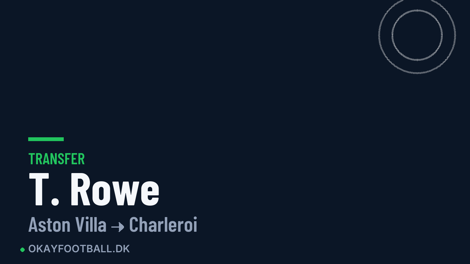 T. Rowe skifter til Charleroi