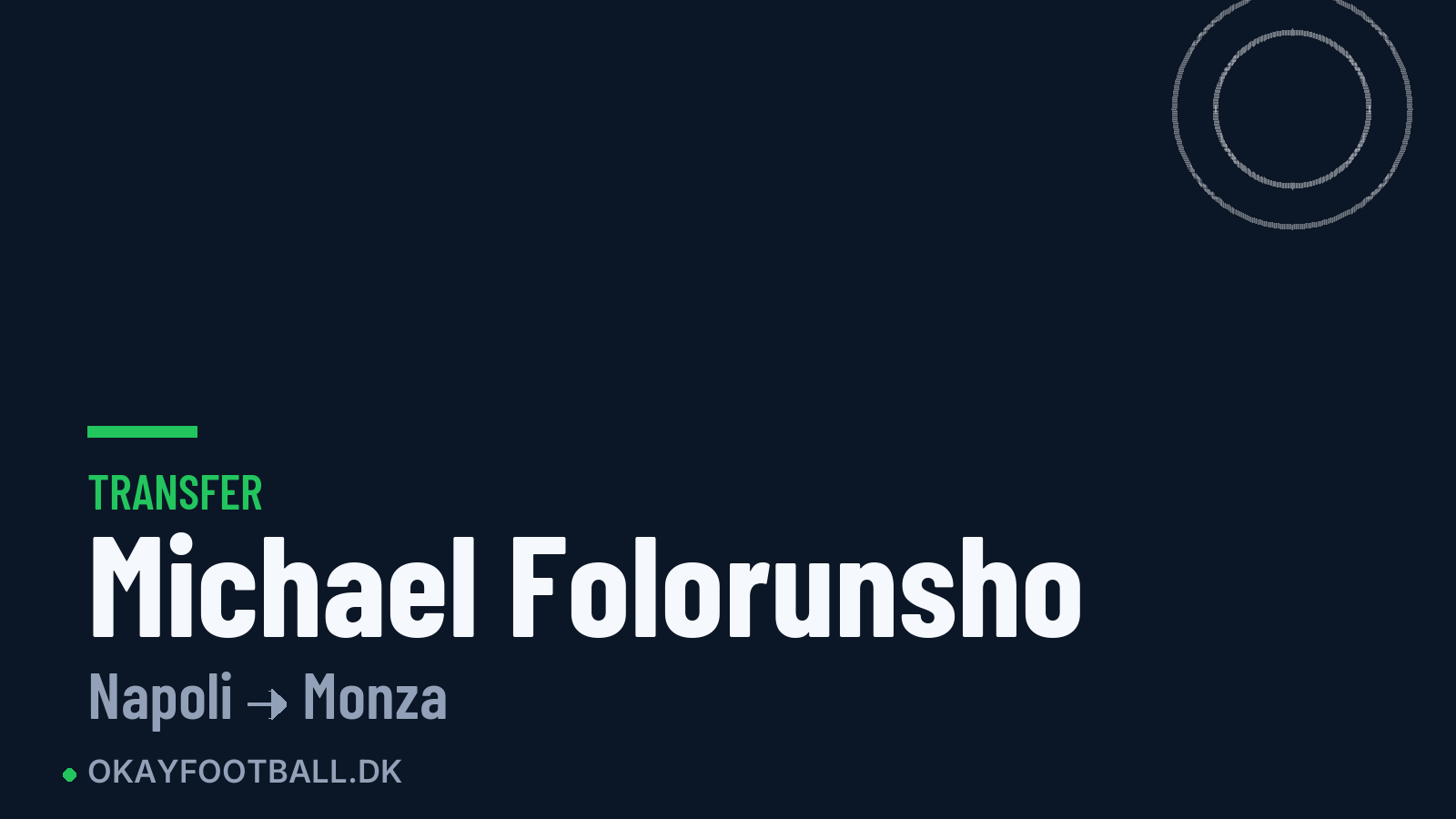 Michael Folorunsho skifter til Monza