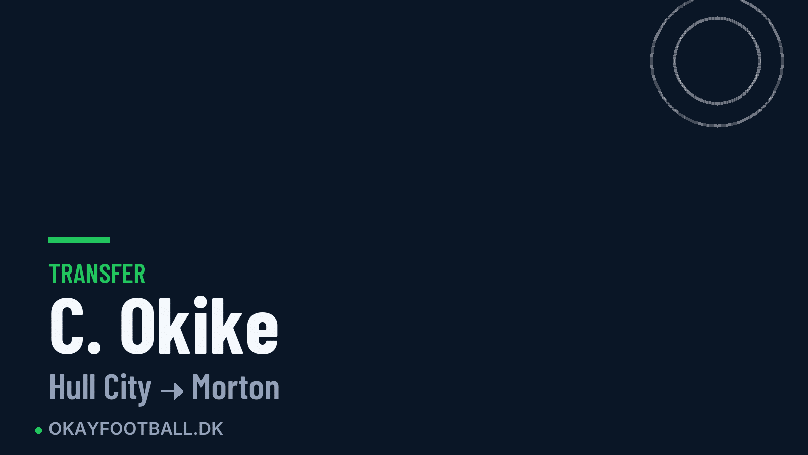 C. Okike skifter til Morton